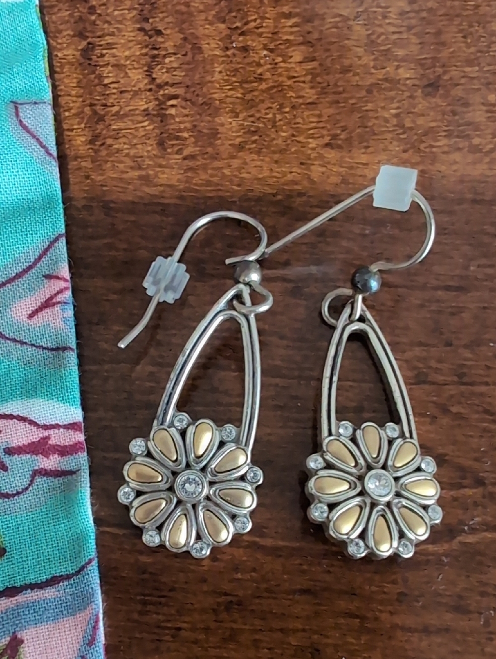 Brighton French Wire Flower Drop Earrings